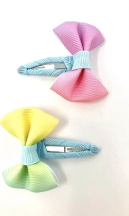 Picture of 6081-SLEEPIES PK2 RAINBOW FABRIC ON 5CM CLIP